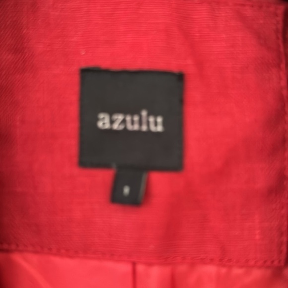 azulu blazer color red size s - Picture 2 of 5